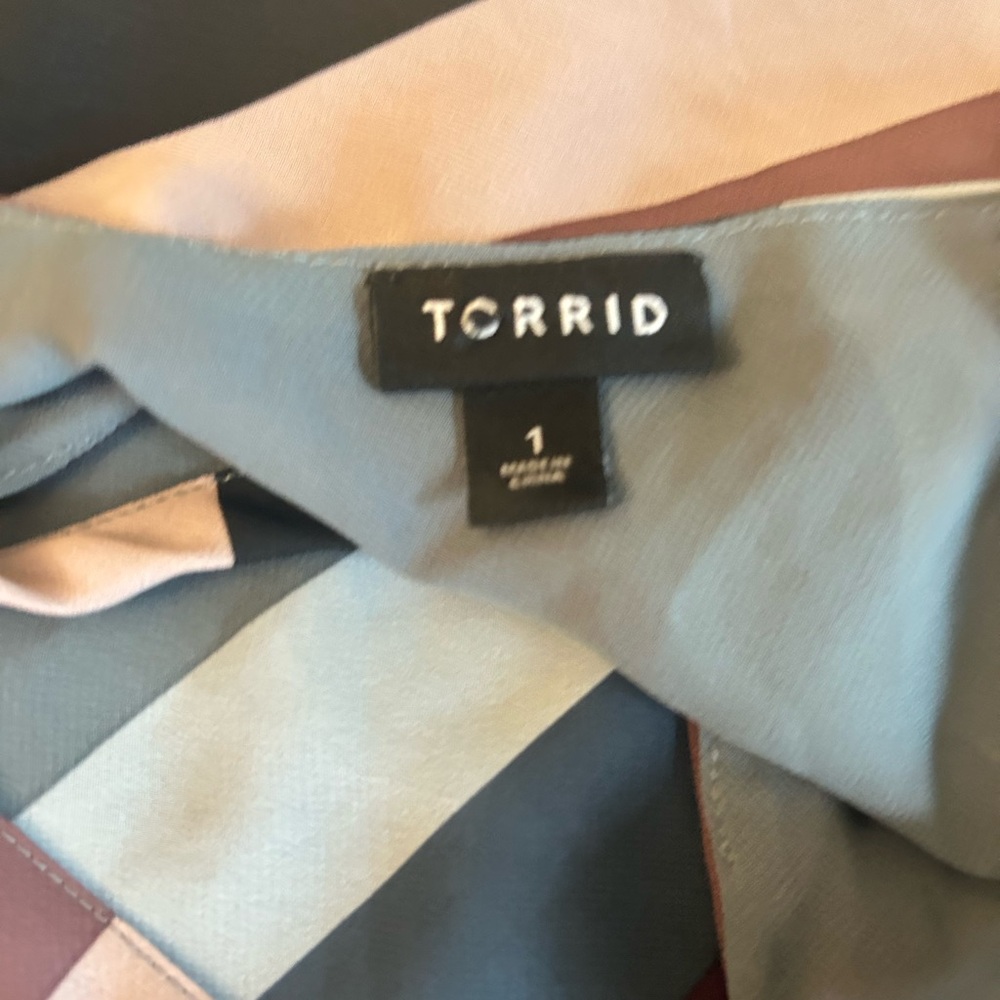 Torrid Striped Women's Tank Top - Picture 2 of 2